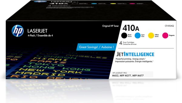 HP Toner Cartridge 410X C/Y/M/Triple Pack