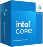 Intel® Core™ i5-14400F, processeur pour PC de Bureau, 10 cœurs (6 P-Cores + 4 E-Cores) jusqu'à 4,7 GHz