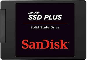 SanDisk SSD PLUS 240 GB Sata III 2.5 Inch Internal SSD, Up to 530 MB/s, Black, Disque SSD