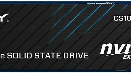 PNY CS1030 500GB M.2 NVMe PCIe Gen3 x4, 2000MB/s Vitesse de Lecture, 1100MB/s Vitesse d'écriture Internal Solid State Drive (SSD)