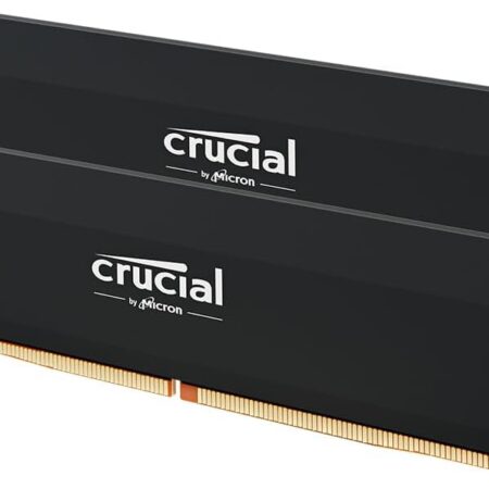 Crucial Pro RAM DDR5 32Go Kit (2x16Go) 6400MHz CL38, Intel XMP 3.0 / AMD Expo, (PC) Mémoire RAM 32Go DDR5, Noir