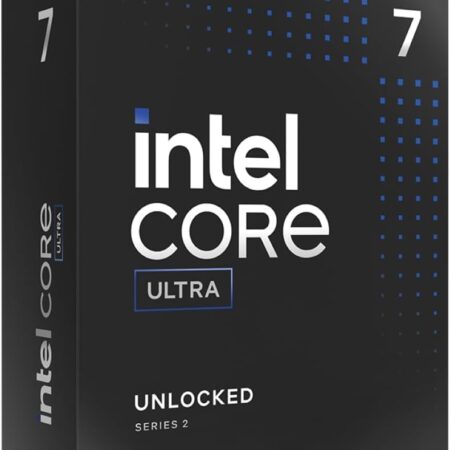 Intel® Core™ Ultra 7 265K processeur pour PC de Bureau 20 cœurs (8 P-Cores + 12 E-Cores) jusqu'à 5,5 GHz
