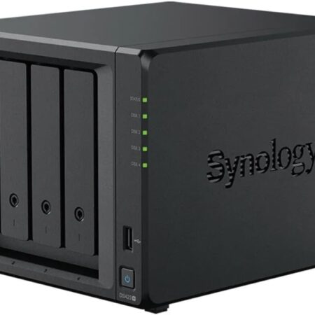 DS423+ BT NAS 4 EMP. 3.5/2.5p 2.0/2.7 GHz QuadCore 64b 2Go 2 LAN GbE USB3 Slot M.2