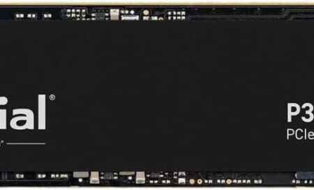 Crucial P3 Plus SSD 500Go PCIe Gen4 NVMe M.2 SSD Interne, Jusqu’à 4.700Mo/s, Compatible avec Ordinateur Portable et de Bureau, Disque Dur SSD - CT500P3PSSD8