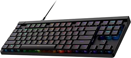 Logitech G G515 TKL, clavier gaming ultra-plat filaire, RVB entièrement personnalisable, touches en PBT double couche, Clavier Français AZERTY - Noir