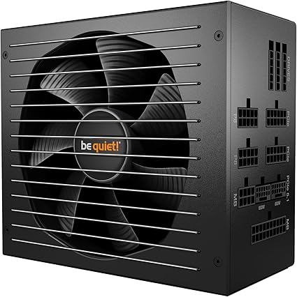 be quiet! Straight Power 12 1200 W Bloc d’Alimentation, Certification 80 Plus Platinum, ATX 3.0 entièrement Compatible avec Les Cartes Graphiques PCIe 5.0, Ventilateur Silent Wings Ultra Silencieux