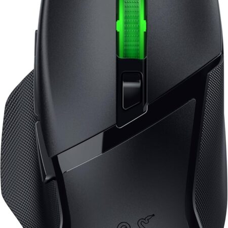 Razer Basilisk V3 X Hyperspeed - Souris Gaming sans Fil (Forme Ergonomique Iconique avec 9 Boutons Programmables, sans Fil HyperSpeed, Capteur Optique 5G Avancé de 18K) Noir