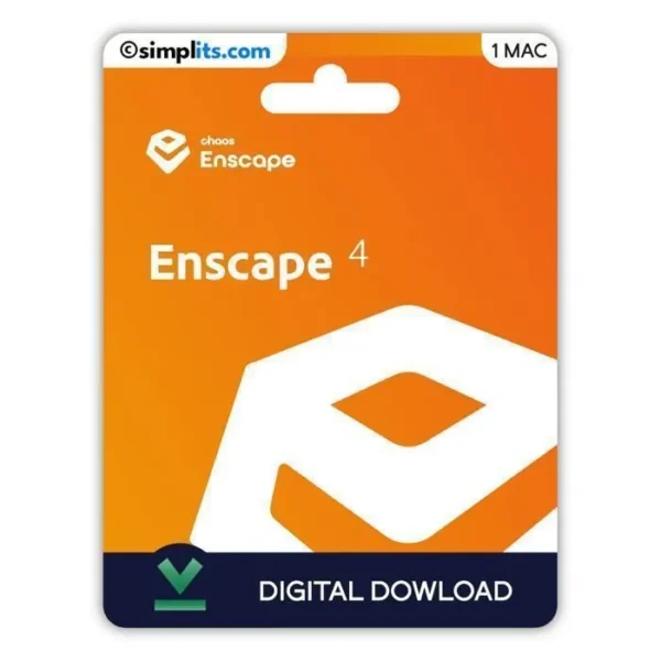 Enscape 4 (Mac) - Activation Perpétuelle - À télécharger - 1 Mac - Non compatible Windows (Dates estimées de livraison: 1H-2H par Mail)