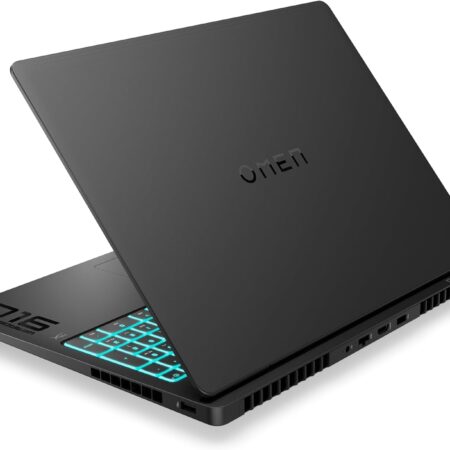 HP Omen Max 16-ah0001sf Ordinateur Portable Gaming 16" WQXGA IPS 240 Hz, PC Portable Gamer (Intel Ultra 9 275HX, RAM 32 Go, SSD 1024 Go, Nvidia GeForce RTX 5080 16Go, Windows 11), Laptop Noir, AZERTY