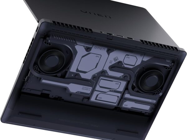 HP Omen Max 16-ah0001sf Ordinateur Portable Gaming 16" WQXGA IPS 240 Hz, PC Portable Gamer (Intel Ultra 9 275HX, RAM 32 Go, SSD 1024 Go, Nvidia GeForce RTX 5080 16Go, Windows 11), Laptop Noir, AZERTY