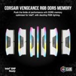 Corsair Vengeance 32GB (2K) DDR5 5200MHz RGB W module de mémoire 32 Go 2 x 16 Go