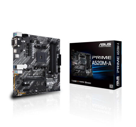 ASUS PRIME A520M-A II/CSM AMD A520 Emplacement AM4 micro ATX
