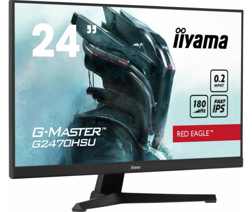 iiyama G-MASTER G2470HSU-B6 écran plat de PC 60,5 cm (23.8") 1920 x 1080 pixels Full HD LCD Noir
