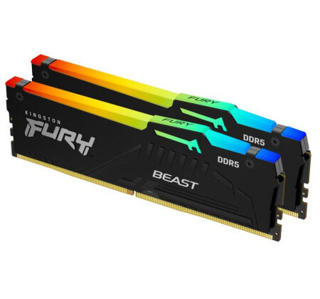 KINGSTON 32G (2x16G) D5 5600Mhz FURY Beast RGB EXPO*KF556C36BBEAK2-32