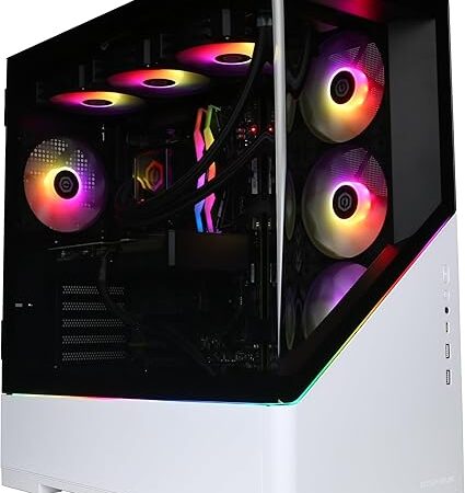 PC Gamer - Intel Core Ultra 7 265KF, AMD Radeon RX 9070 XT 16GB, RAM 32Go, SSD NVMe 2To, 750W 80+ PSU, Wi-FI, Refroidissement Liquide, Windows 11, 6 Ventilateurs RGB
