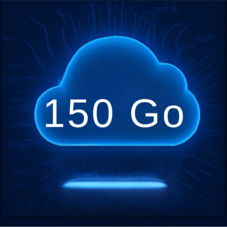 Forfait Sauvegarde Cloud 150 Go – Abonnement Mensuel