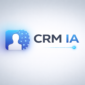 Logo numérique _CRM IA_ moderne