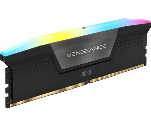 CORSAIR VENGEANCE RGB 32 GO (2X 16 GO) DDR5 6000 MHZ - NOIR