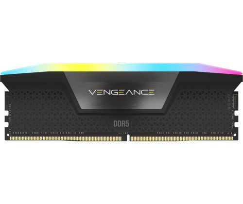 CORSAIR VENGEANCE RGB 32 GO (2X 16 GO) DDR5 6000 MHZ - NOIR