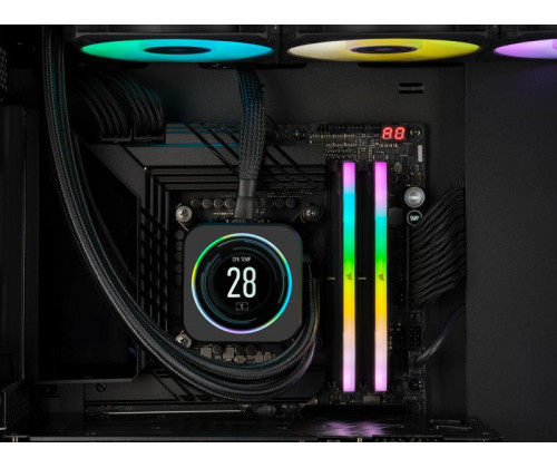 CORSAIR VENGEANCE RGB 32 GO (2X 16 GO) DDR5 6000 MHZ - NOIR