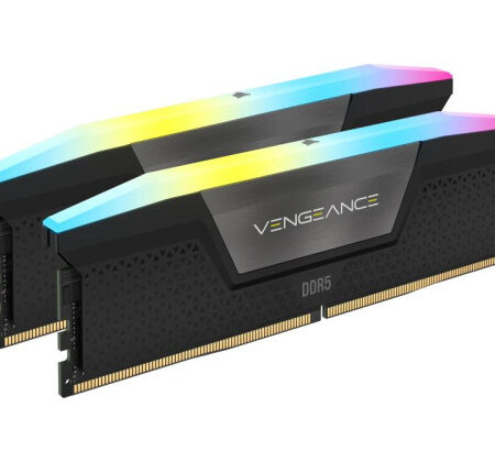 CORSAIR VENGEANCE RGB 32 GO (2X 16 GO) DDR5 6000 MHZ - NOIR