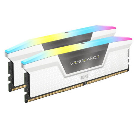 Corsair Vengeance RGB CMH32GX5M2B6000C40W module de mémoire 32 Go 2 x 16 Go DDR5 6000 MHz